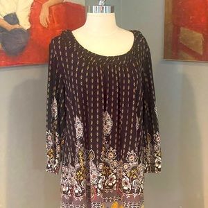Wrinkle free flowy tunic